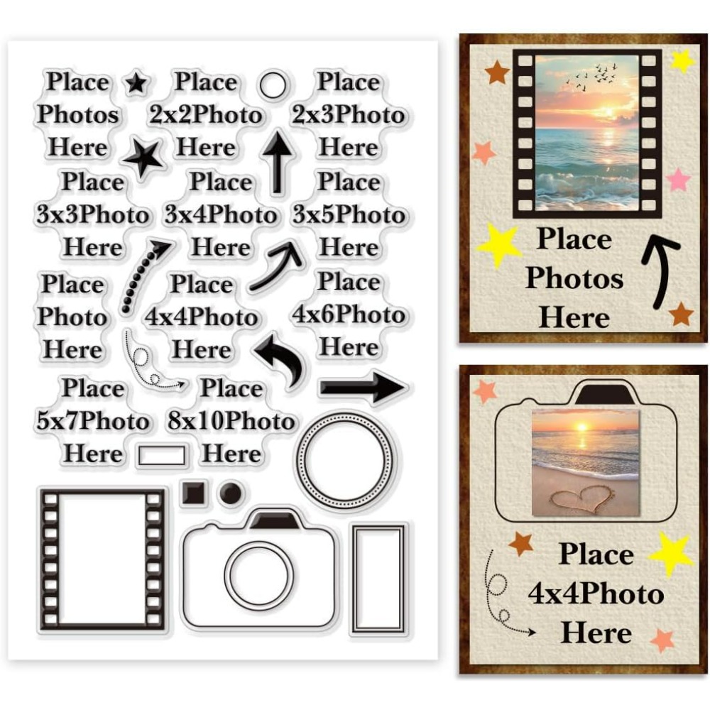 Picture Frame - Plaats hier foto Duidelijke stempel Pijl