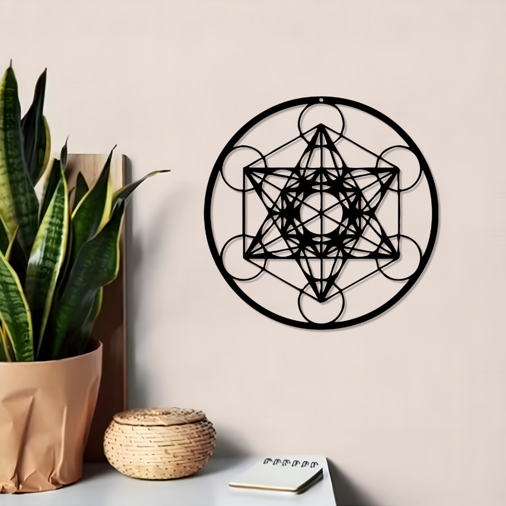 Wall Art - CIFBUY IJzeren Wanddecoratie Ster van David