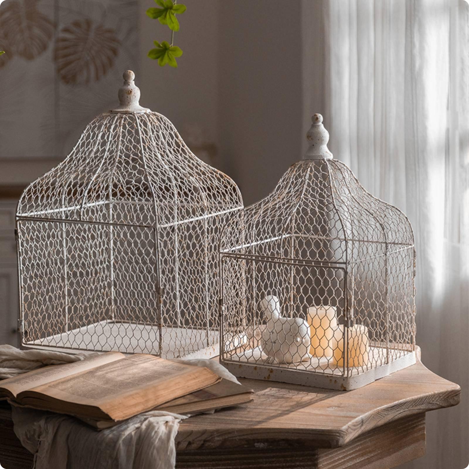 Candle Holder Decor - 2 stuks vintage Avian kaarsenhouder met