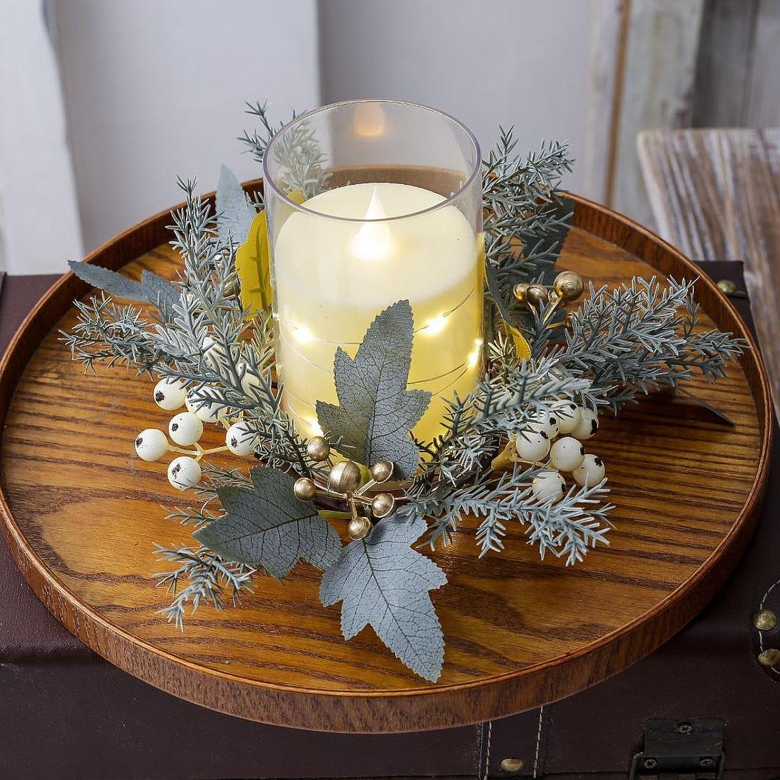 Handgemaakte kunstbloemenkaars - Candle Holder Decor recensie en prijs