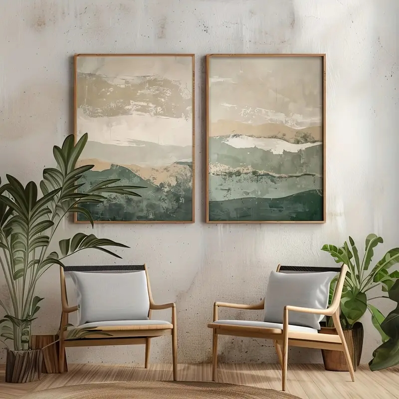 2 stks/set Wabi Sabi abstracte - Abstract Canvas Set recensie en prijs
