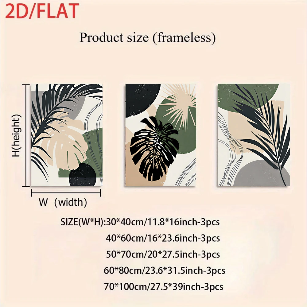 Meerdere maten, 3-delige schil - Abstract Canvas Set recensie en prijs
