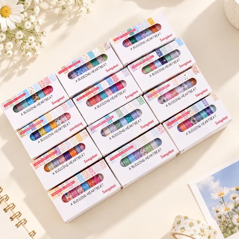 10 rollen washi-tape met bloem - Wall Sticker recensie en prijs