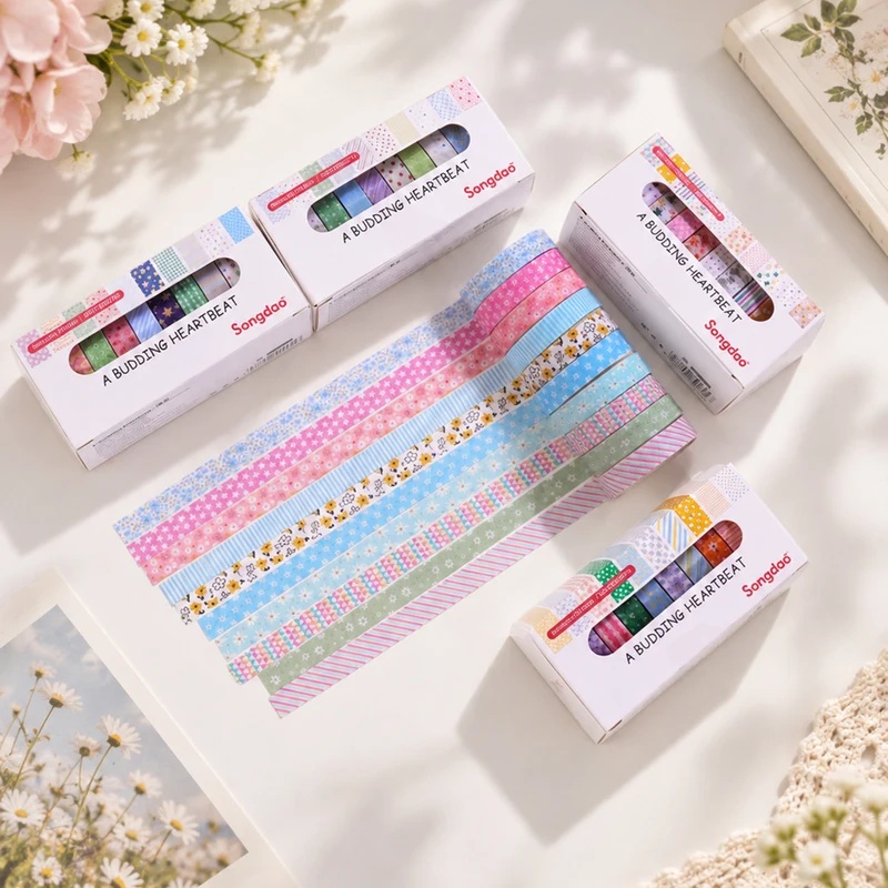 10 rollen washi-tape met bloem - Wall Sticker recensie en prijs