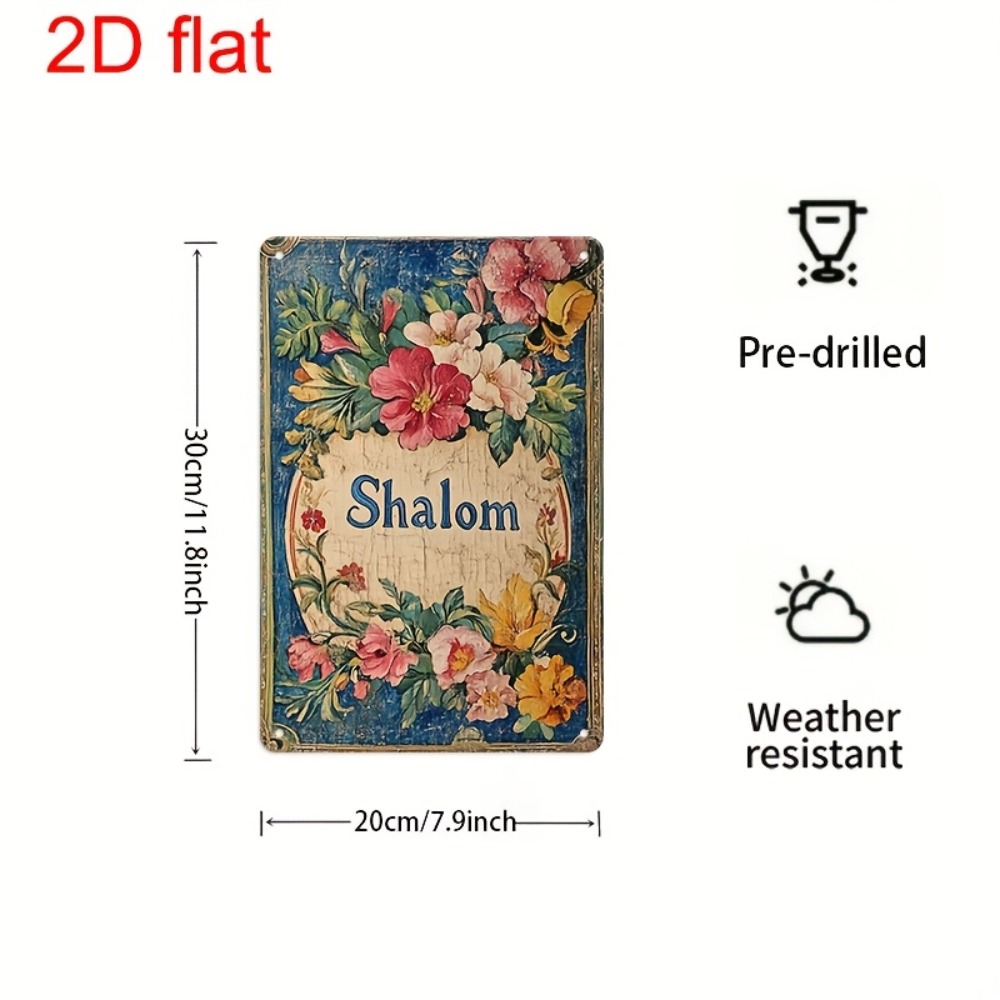 CIFBUY Vintage Floral Shalom a - Wall Art recensie en prijs