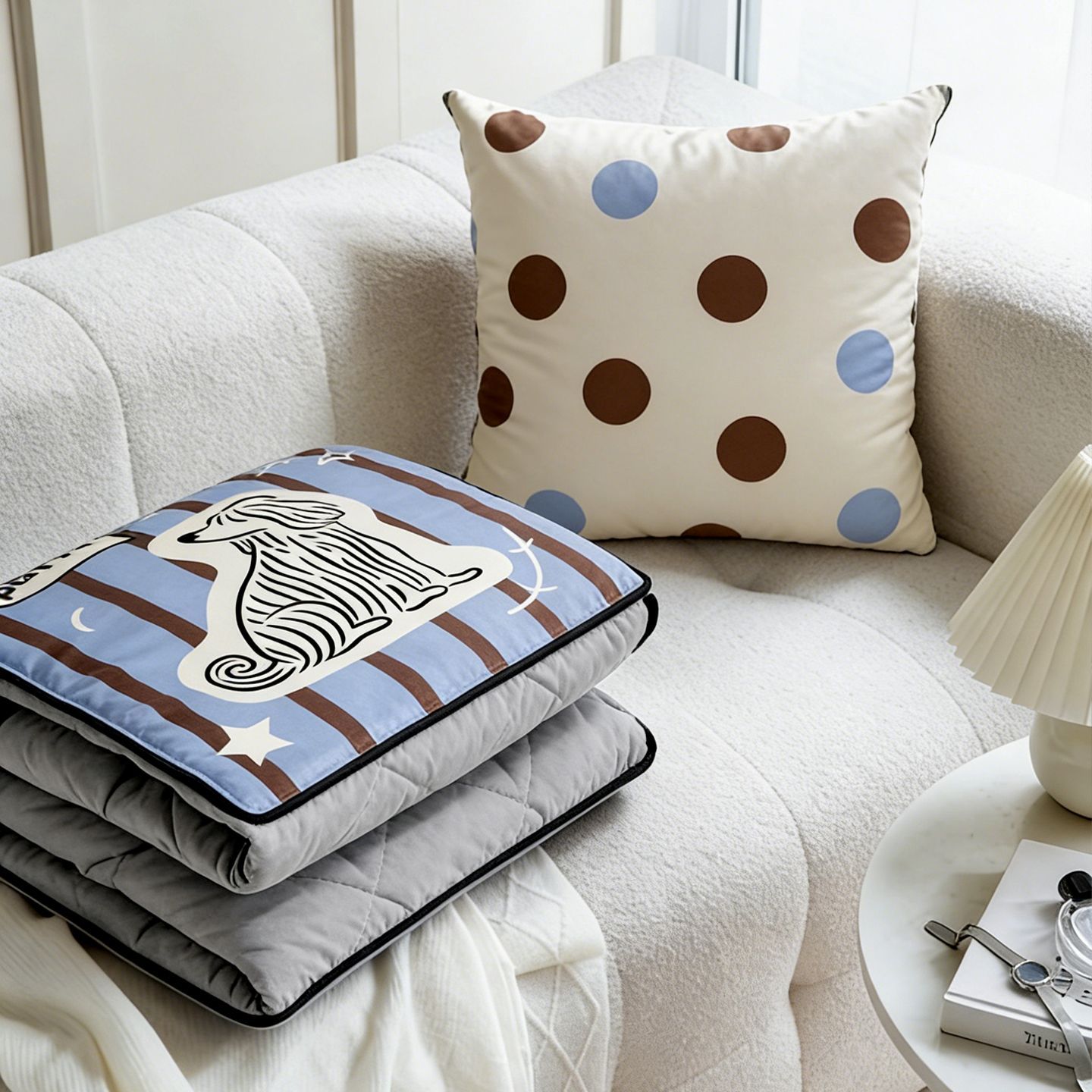 Schattig kussen en dekentje me - Throw Pillow recensie en prijs